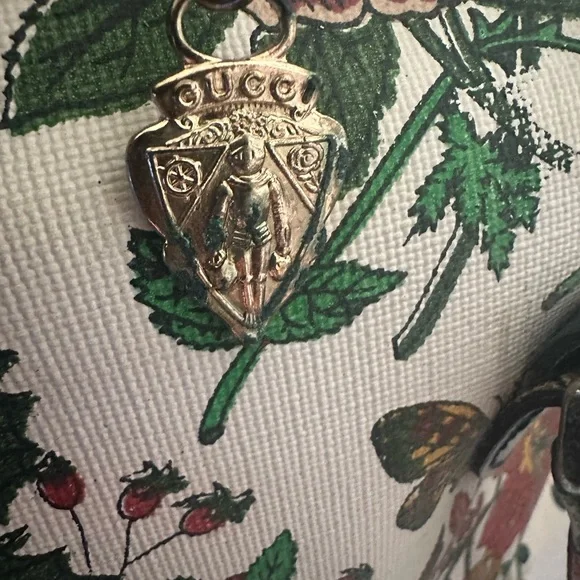 Vintage Gucci Floral Tote - Picture 11 of 14